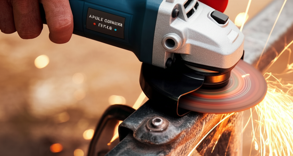 Kampinis šlifuoklis nuomai - metalo ir betono pjovimui